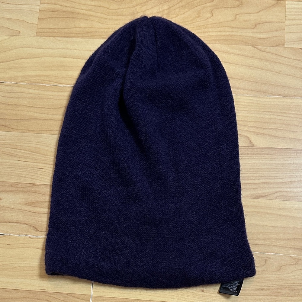 Vintage Eggplant Knit Beanie